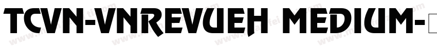 TCVN-VnRevueH Medium字体转换
